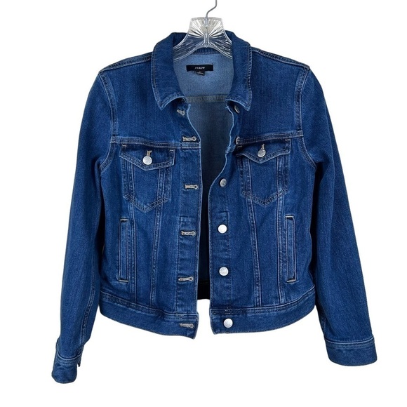 J Crew Blue Jean Jacket - Picture 4 of 9